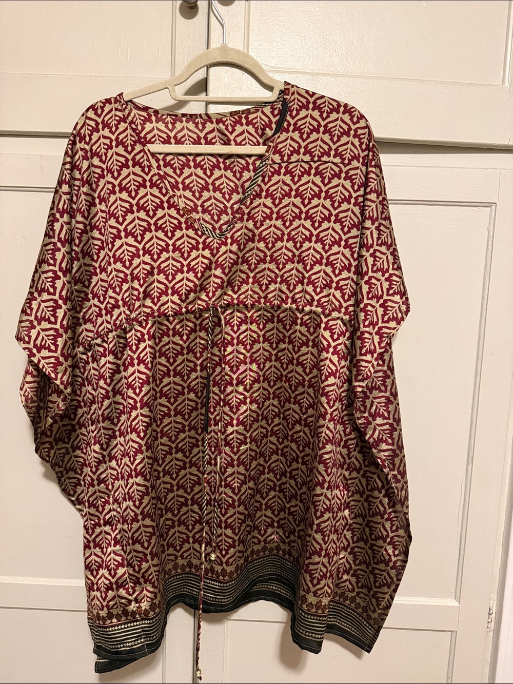 Silky short kaftan dress DGY